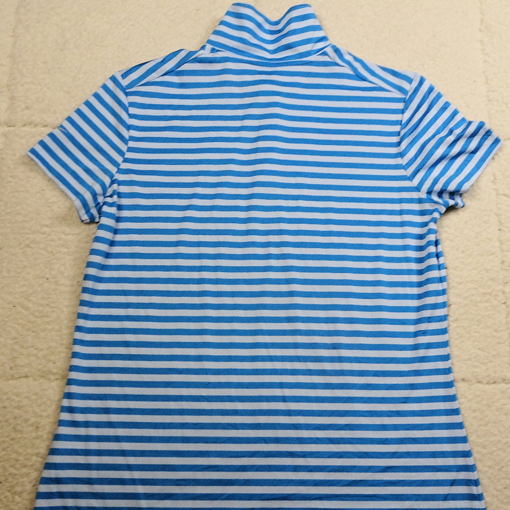 Nike Golf Lexus Dri-Fit Striped Shirt Medium - Picture 2 of 5